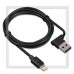 Кабель для Apple 8-pin Lightning -- USB, HOCO UPL11 1.2м, угловой USB, черный