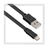 Кабель для Apple 8-pin Lightning -- USB, HOCO   X5, 1м, плоский, черный