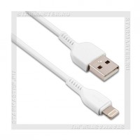 Кабель для Apple 8-pin Lightning -- USB, HOCO X20, 1м, белый, 2.4A