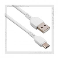 Кабель USB 2.0 - USB Type-C, 1м HOCO X20, белый, 2.4A