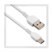 Кабель USB 2.0 - USB Type-C, 2м HOCO X20, белый, 2.4A