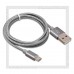 Кабель USB 2.0 -- micro USB, 1м, HOCO   X2, нейлон, металл, Grey