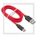 Кабель USB 2.0 - USB Type-C, 1.2м HOCO X11, Red/Black, 5A