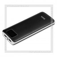 Аккумулятор портативный HOCO 15000 mAh B23A, 2*USB, LED, LСD, черный