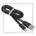 Кабель для Apple 8-pin Lightning -- USB, HOCO   X9, 1м, плоский, черный