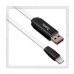 Кабель для Apple 8-pin Lightning -- USB, HOCO U29, 1м, LCD, плоский, White