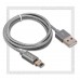 Кабель для Apple 8-pin Lightning -- USB, магнитный, 1м HOCO U40A, Grey, 2A