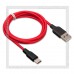 Кабель USB 2.0 - USB Type-C, 1м HOCO X21, силикон -50C +50C, красный