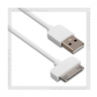 Кабель для Apple 30-pin -- USB, 1м, HOCO X1, белый