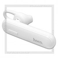 Bluetooth-гарнитура для мобильного телефона HOCO E36, белая