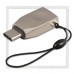 Переходник OTG (адаптер) USB 3.0 (f) - USB Type-C (m), HOCO UA9, Silver