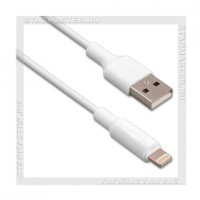 Кабель для Apple 8-pin Lightning -- USB, HOCO X25, 1м, белый, 2A