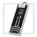 Кабель для Apple 8-pin Lightning -- USB, HOCO X4 Zinc 1.2м, плоский, белый