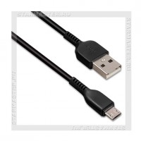 Кабель USB 2.0 -- micro USB, 1м, HOCO X13, Black, 2.4A
