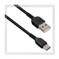 Кабель USB 2.0 - USB Type-C, 1м HOCO X13, черный, 2.4A