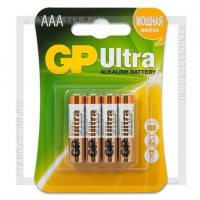 Батарейка AAA Alkaline GP LR03/4 Blister Ultra