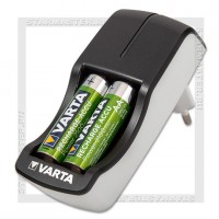 Зарядное устройство 220V для аккумуляторов VARTA Mini Charger + 2 аккумулятора AA 2100 мАч
