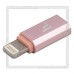 Переходник для Apple 8-pin (m) -- micro USB (f) HOCO, Rose Gold
