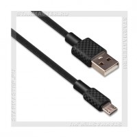 Кабель USB 2.0 -- micro USB, 1м, HOCO X29 Carbon, черный, 2A