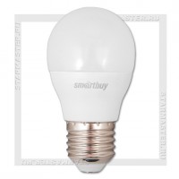 Светодиодная лампа E27 G45 9.5W 3000K, SmartBuy LED 220V