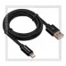Кабель для Apple 8-pin Lightning -- USB, DEFENDER 2А PRO 1м, ACH01-03T, черный