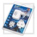 Зарядное устройство 220V -> USBx2, 3A BLAST BHA-231 Travel (RU/EU/US/JPN), белый