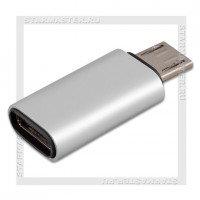 Переходник (адаптер) USB Type-C (f) - micro USB (m), BLAST BMC-607