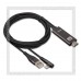 Переходник для Apple 8-pin (m) - HDMI (m) + USB (m) 2.0м, HOCO UA14, черный