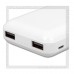 Аккумулятор портативный DEFENDER 10000 mAh ExtraLife 10000S, Li-pol, 2*USB,белый