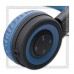 Беспроводная Bluetooth-гарнитура накладная HOCO W16, складная, Black/Blue