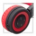 Беспроводная Bluetooth-гарнитура накладная HOCO W16, складная, Black/Red