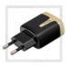 Зарядное устройство 220V -> USBx2, 2A HOCO C64A, черный