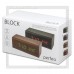 Часы-будильник Perfeo «BLOCK» LED, дата, температура, черный/красный