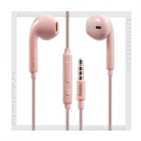 Стереогарнитура для мобильного телефона HOCO M55, Jack 3.5мм, розовая