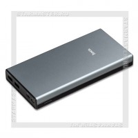 Аккумулятор портативный HOCO 30000 mAh B39, 2*USB + Type-C PD+QC 3.0, Gray