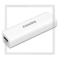 Аккумулятор портативный REMAX 2600 mAh Mini RPL-3, USB, серый