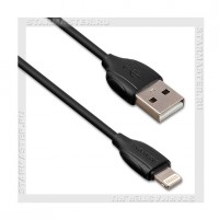 Кабель для Apple 8-pin Lightning -- USB, HOCO Borofone BX19, 1м, черный, 1.3A