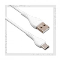 Кабель USB 2.0 - USB Type-C, 1м HOCO X37, белый, 3A