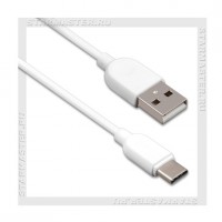 Кабель USB 2.0 - USB Type-C, 1м HOCO Borofone BX14, белый, 3A