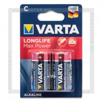Батарейка C Baby Alkaline VARTA LONGLIFE Max Power (MAX TECH) LR14/2 Blister