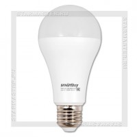 Светодиодная лампа E27 A65 25W 3000K, SmartBuy LED 220V