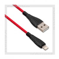 Кабель для Apple 8-pin Lightning -- USB, HOCO BF BX38, Red, 2.4A