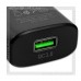 Зарядное устройство 220V -> USB Quick Charge 3.0 HOCO C12Q + кабель microUSB, черный