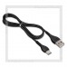 Зарядное устройство 220V -> USB Quick Charge 3.0 HOCO C12Q + кабель Type-C, черный